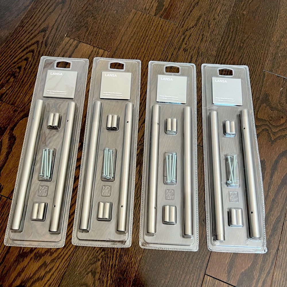 8 Lansa Stainless steel handles great for cabinets or dresser drawers